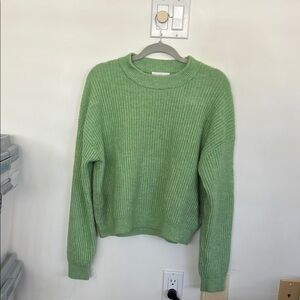 Lime green sweater